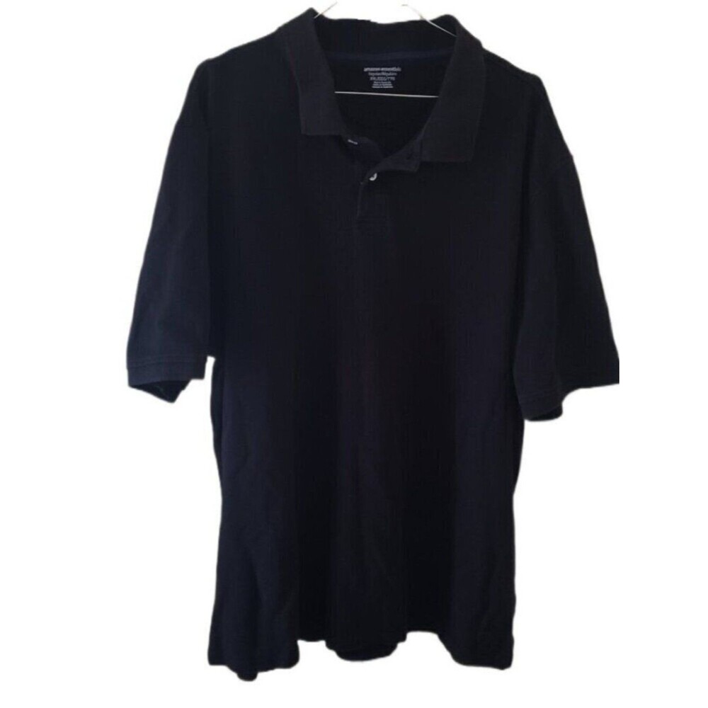 Amazon Essentials Men's Black Polo